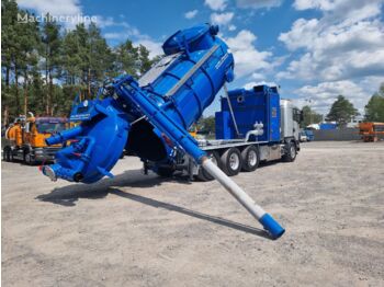Vacuum truck SCANIA V8 480 EuroVacman Vacuum suction-blower charger Saugbagger: picture 1