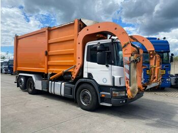Garbage truck Scania 114G 340 * FRONTLADER * LENK / LIFTACHS* 2. HAND: picture 1