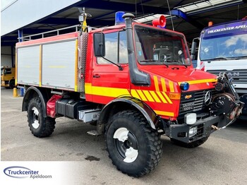 Fire truck Unimog 1300 L 23000 km!, 1000 Liter + Pump: picture 1