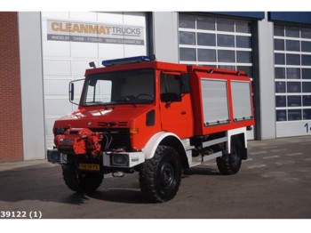 Fire truck Unimog U 1350 L Brandweer Hogedruk Rosenbauer opbouw: picture 1