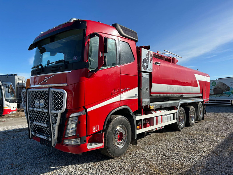 Vacuum truck Volvo FH 500 8x4*4 KORP&SON 10000 + 10500 l / VACUUM Vacustar W1600R / PRESSURE Uraca KF716 - 350 l/min - 170 bar / TULOSSA