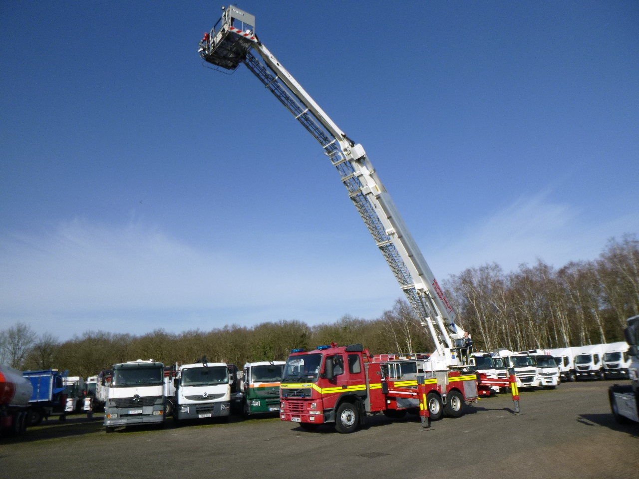 Fire truck Volvo FM12 6x4 RHD Bronto Skylift F32HDT Angloco fire truck: picture 5