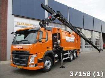 Garbage truck Volvo FM 11 330 Euro 6 Hiab 21 ton/meter laadkraan: picture 1