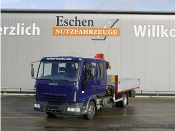 Valník Iveco 80 E 17, 4x2 Doka, Palfinger PK 6500 Kran