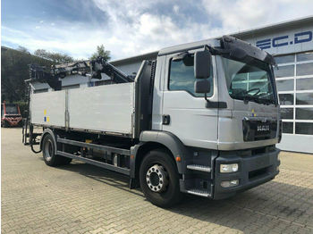 Valník MAN TGM 18.340 Pritsche Kran ATLAS 105.2 *Hochsitz