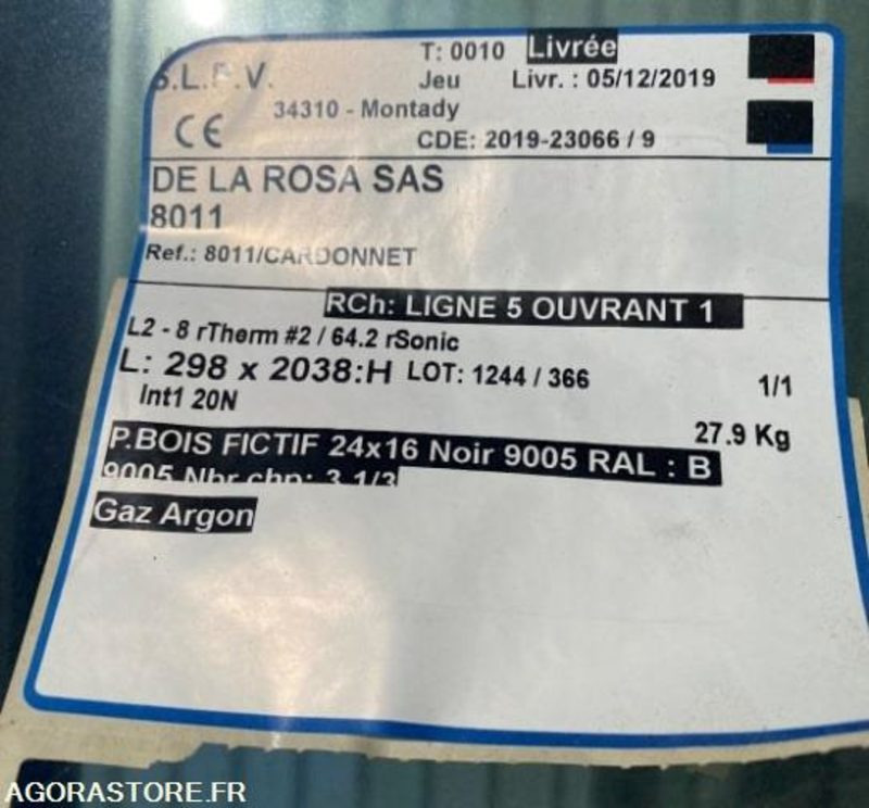 Tool/ Equipment Menuiseries bois DE LA ROSA
