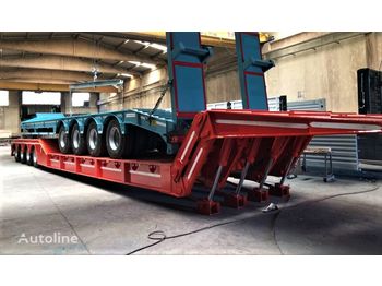 New Low loader semi-trailer AME 100 Ton, Front Loading 4 Axle Lowbed Semi Trailer: picture 4