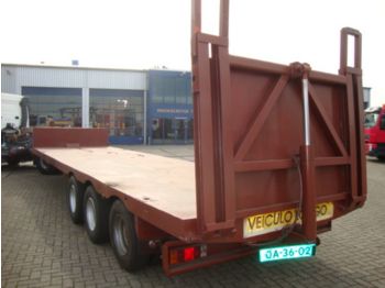 Low loader semi-trailer Ackermann 3axel steelsprings low loader: picture 1