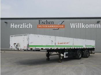 Dropside/ Flatbed semi-trailer Ackermann PS-F 18/11,5 Pritsche, gelenkte Achse, Luft/Lift: picture 1