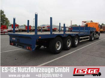 Low loader semi-trailer BFT 3-Achs-Satteltieflader - Nachlauflenkachse: picture 1