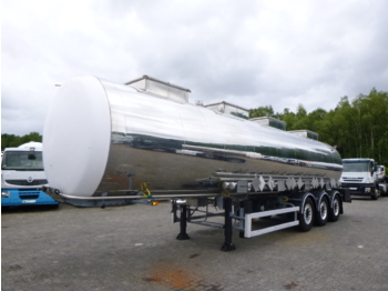 Tank semi-trailer for transportation of chemicals BSLT Chemical tank inox 33m3 / 4 comp: picture 1
