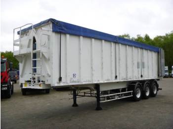 Tipper semi-trailer Benalu Tipper trailer alu 55 m3 + tarpaulin: picture 1