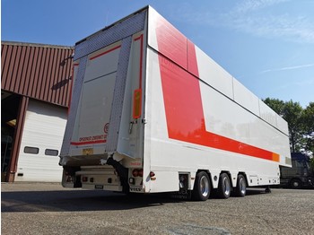 Refrigerator semi-trailer Berdex OS 12.21 - 9000kg Laadklep - 3-Stuurassen - Hydraulische Hefplateau en DAK! - 07/2021APK: picture 1