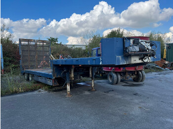 Low loader semi-trailer for transportation of heavy machinery Blomenroehr hydr. Rampen, Rampe durchgehend: picture 1