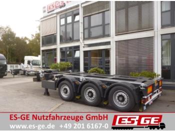 Container transporter/ Swap body semi-trailer Broshuis 3-Achs-Containerchassis: picture 1
