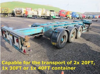 Container transporter/ Swap body semi-trailer Broshuis 3 UCC-39EU: picture 1