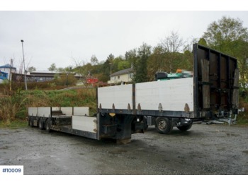 Low loader semi-trailer Broshuis 3 axle trailer with 4.2m extension: picture 1