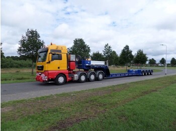 Low loader semi-trailer Broshuis 4ABD 48 - Extendable Low Loader for Heavy Haulage: picture 1