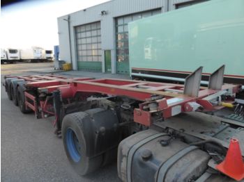 Container transporter/ Swap body semi-trailer Broshuis MULTI, Dtec spec,schuiver,20,30,40,45 voet: picture 1