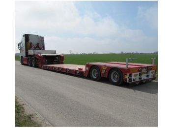 Low loader semi-trailer Broshuis Tiefbett  2 x ausziehbar: picture 1