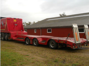 Low loader semi-trailer Broshuis Tieflader mit Radmulden: picture 1