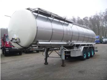 Tank semi-trailer for transportation of chemicals Burg Chemical tank inox 31.2 m3 / 1 comp.: picture 1