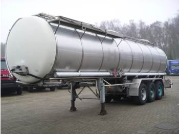 Tank semi-trailer for transportation of chemicals Burg Chemical tank inox 31.2 m3 / 1 comp: picture 1