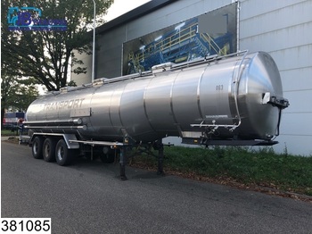 Tank semi-trailer Burg Chemie 37250 Liter, Isolated, Steel suspension: picture 1