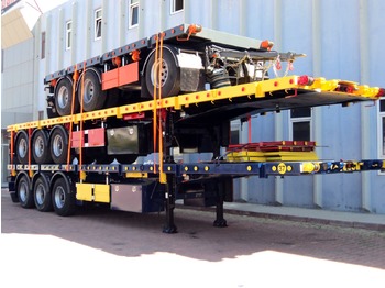 Dropside/ Flatbed semi-trailer CASELLI FLATBED CONTAINER TRANSPORTER / SWAP BODY: picture 1