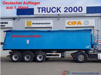 Tipper semi-trailer Carnehl 3 Achs 40m³ Alu Getreide Schieber 32.8t.Nutzlast: picture 1