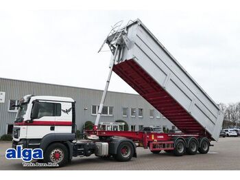 Tipper semi-trailer Carnehl CHKS/A, Alu, 53m³, Luft-Lift, Alu-Felgen, BPW: picture 1