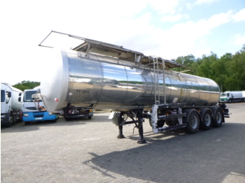 Tank semi-trailer for transportation of food Clayton Food tank inox 23.5 m3 / 1 comp + pump: picture 1