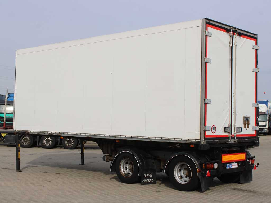 Closed box semi-trailer HFR SX20, AXLES 10t, EXPANDABLE