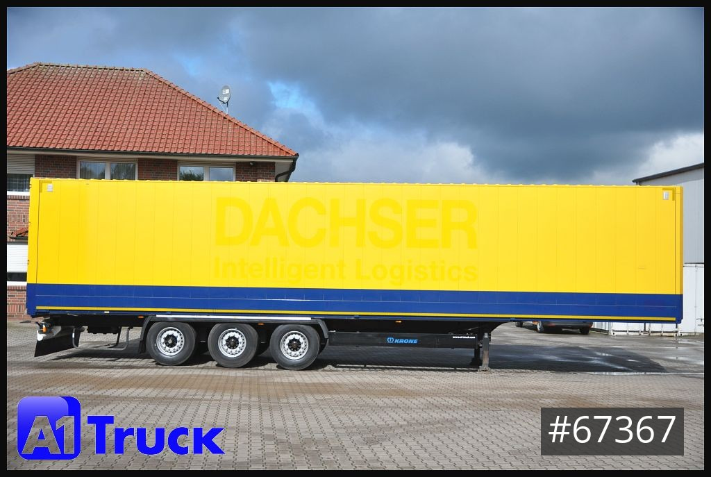 Closed box semi-trailer KRONE SDK 27, Koffer, Doppelstock, 112.762km