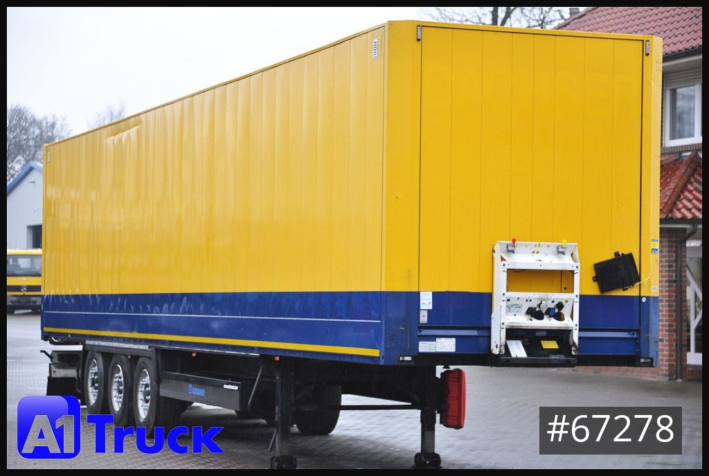 Closed box semi-trailer KRONE SDK 27, Koffer, Doppelstock,  1 Vorebsitzer