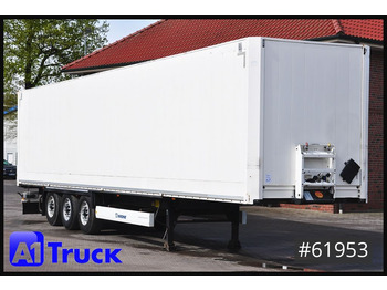 Closed box semi-trailer KRONE SDK 27, Trockenfracht, guter Zustand, TÜV 02/2025