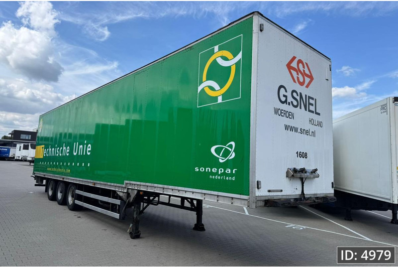 Closed box semi-trailer Talson F1227 / Confection