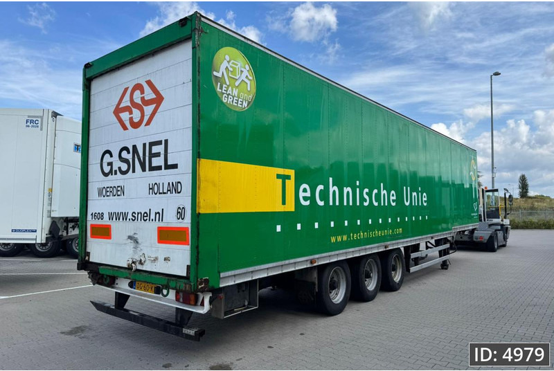Closed box semi-trailer Talson F1227 / Confection