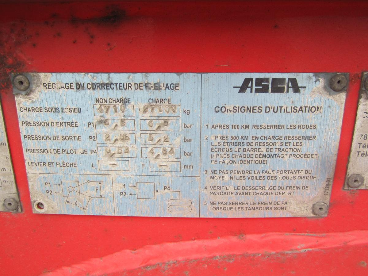 Container transporter/ Swap body semi-trailer Asca