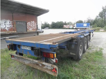 Blumhardt Container Chassis, gerade Ausführung - Container transporter/ Swap body semi-trailer
