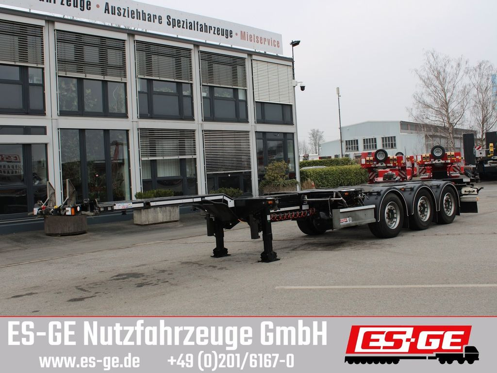 Container transporter/ Swap body semi-trailer D-TEC 3-Achs-Containerchassis Multi