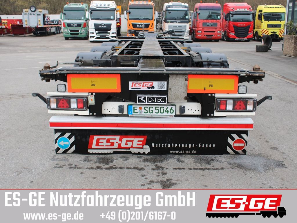 Container transporter/ Swap body semi-trailer D-TEC 3-Achs-Containerchassis Multi
