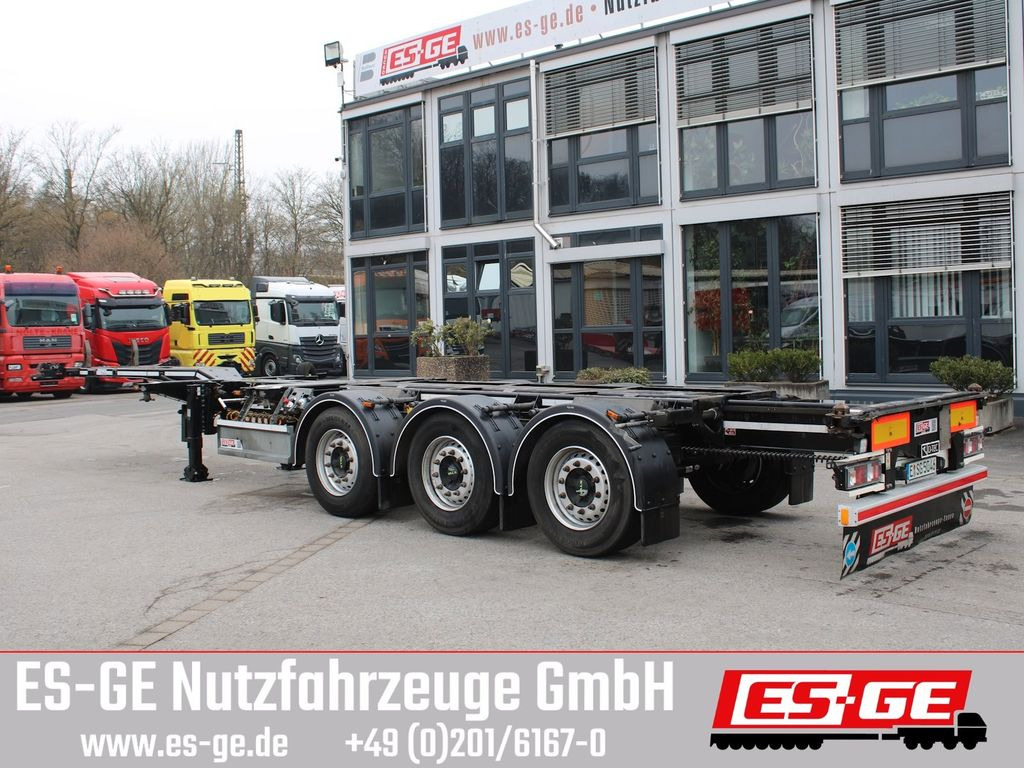 Container transporter/ Swap body semi-trailer D-TEC 3-Achs-Containerchassis Multi