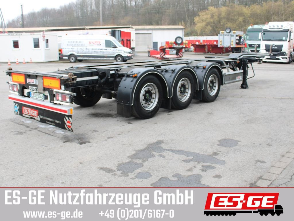 Container transporter/ Swap body semi-trailer D-TEC 3-Achs-Containerchassis Multi