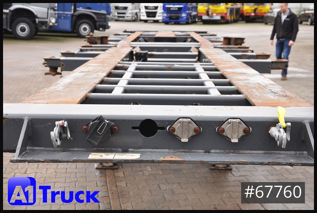 Container transporter/ Swap body semi-trailer KRONE SDC 27,  20,30,40,45, High Cube, Multi 1 x Ausschub