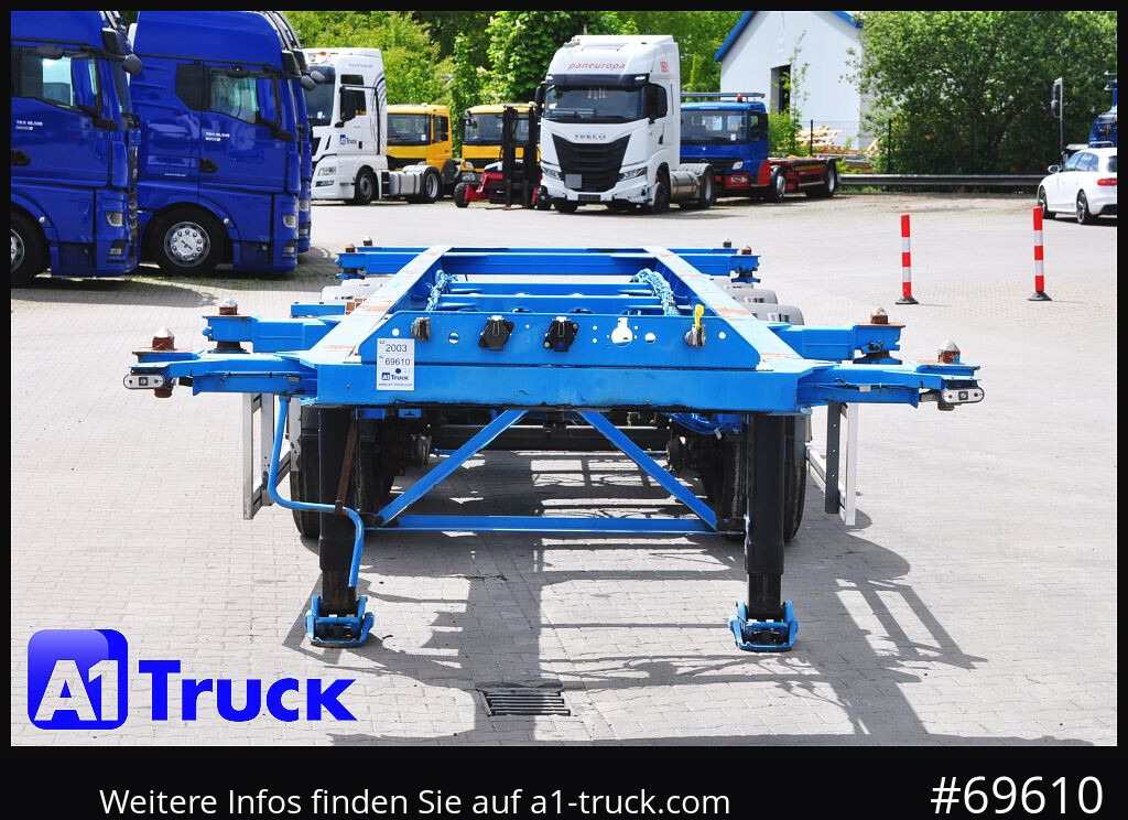Container transporter/ Swap body semi-trailer ROHR RSW C 38 CO, ADR, Alufelgen,
