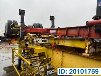Container transporter/ swap body semi-trailer Renders Skelet 20 ft