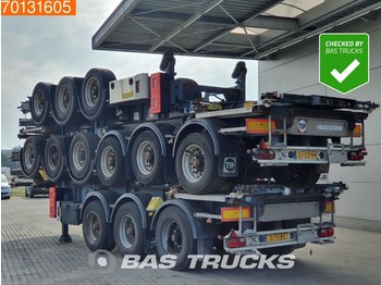 Container transporter/ swap body semi-trailer Van Hool Price per Unit! 3 axles ADR 1x 20 ft 1x30 ft Liftachse