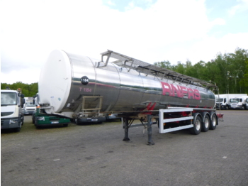 Tank semi-trailer for transportation of chemicals Crane Fruehauf Chemical tank inox 30 m3 / 1 comp: picture 1