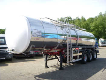 Tank semi-trailer for transportation of food Crane Fruehauf Food tank inox 30 m3 / 1 comp + pump: picture 1